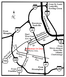 Division of Vascular Surgery - Directions - Vanderbilt Health Nashville, TN